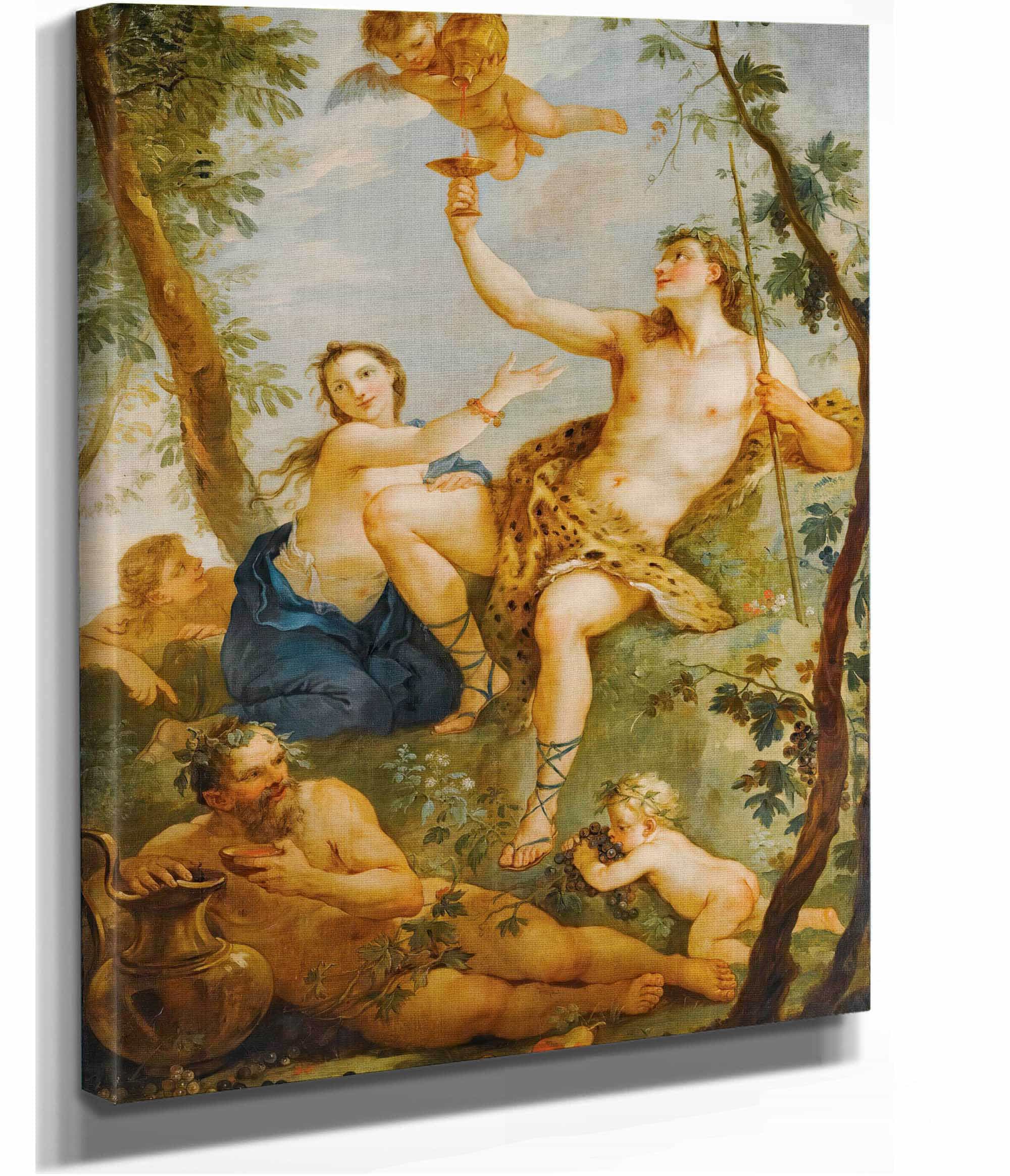 The Triumph Of Bacchus by Charles Joseph Natoire - Image 2