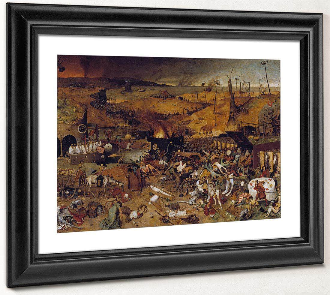 The Triumph Of Death 1562 117X162Cm Museo Del Prado By The Elder - Image 4
