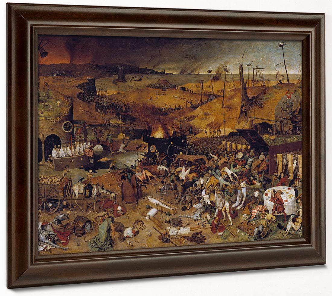 The Triumph Of Death 1562 117X162Cm Museo Del Prado By The Elder - Image 6