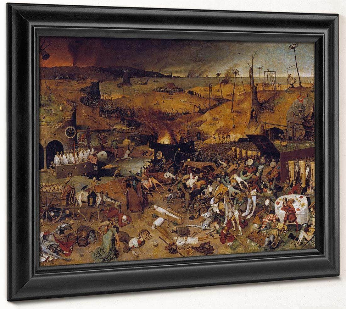 The Triumph Of Death 1562 117X162Cm Museo Del Prado By The Elder - Image 8