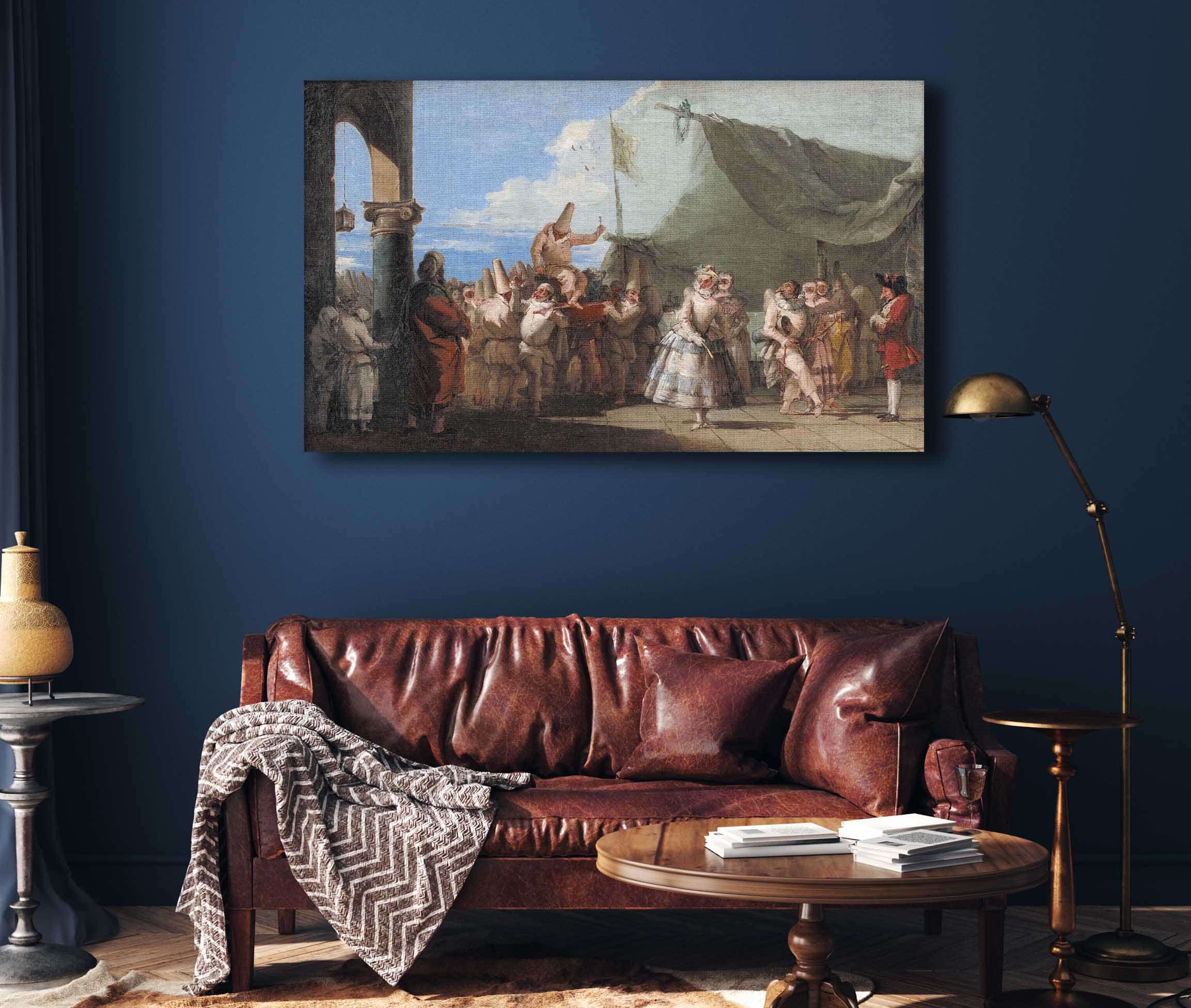 The Triumph Of Pulcinella by Giovanni Domenico Tiepolo - Image 4