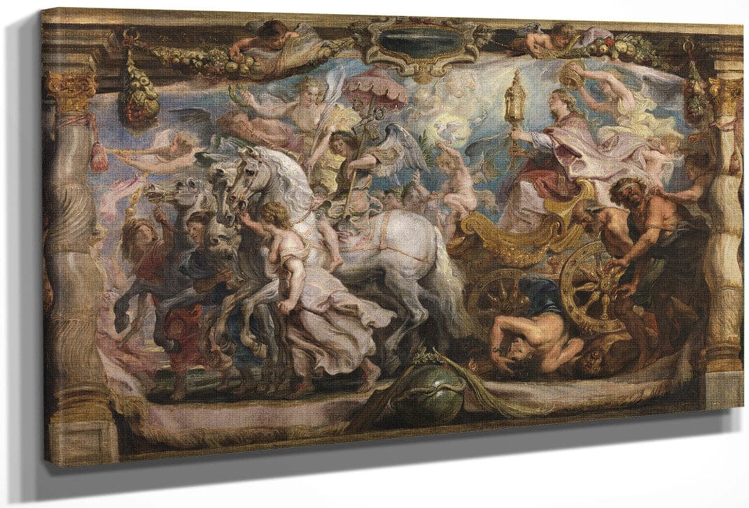 The Triumph Of The Church Over Ignorance And Blindness By Peter Paul Rubens