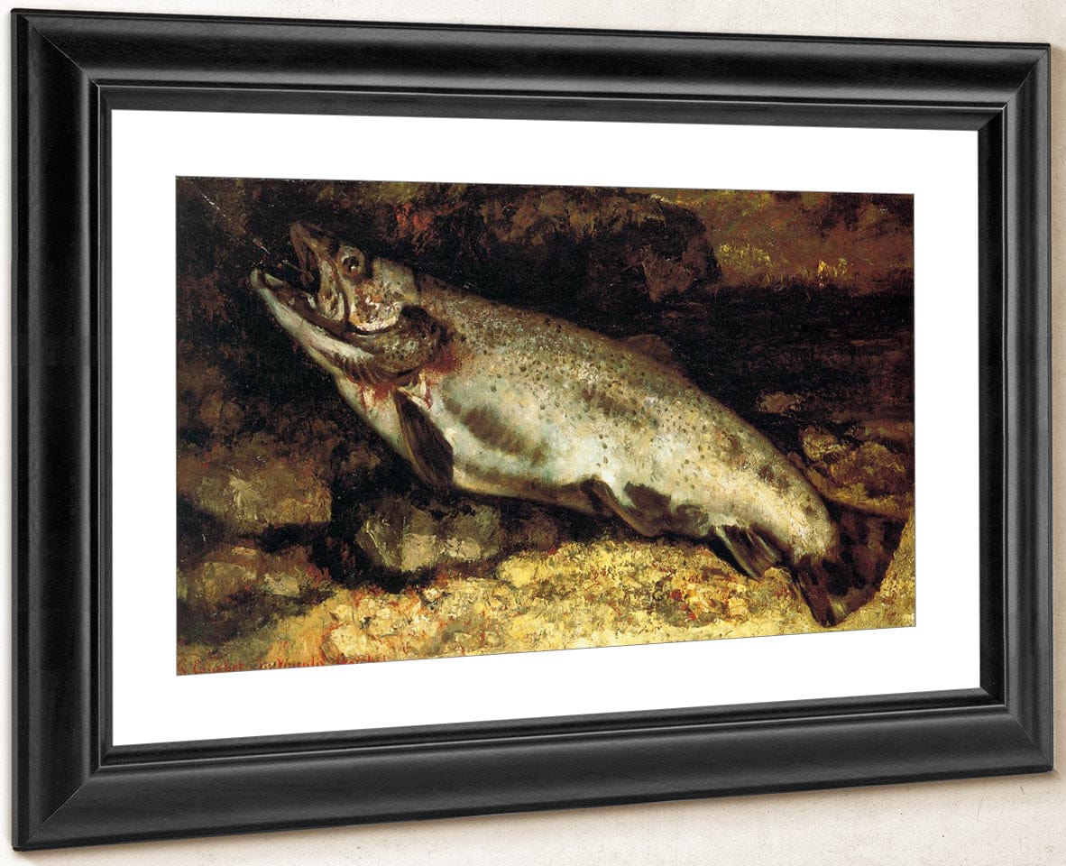 The Trout By Gustave Courbet - Image 4