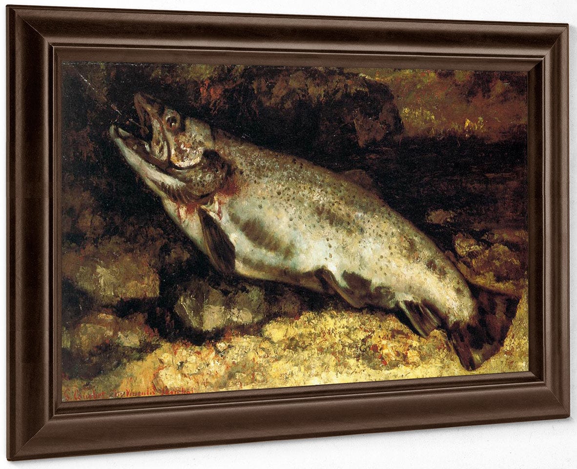 The Trout By Gustave Courbet - Image 6