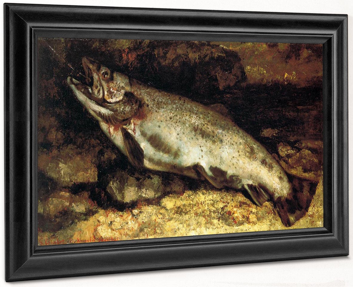 The Trout By Gustave Courbet - Image 8