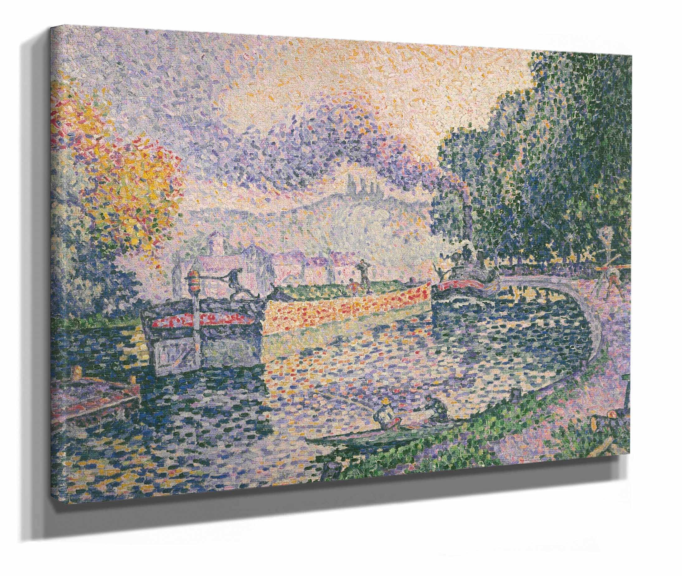 The Tugboat Canal In Samois by Paul Signac - Image 2