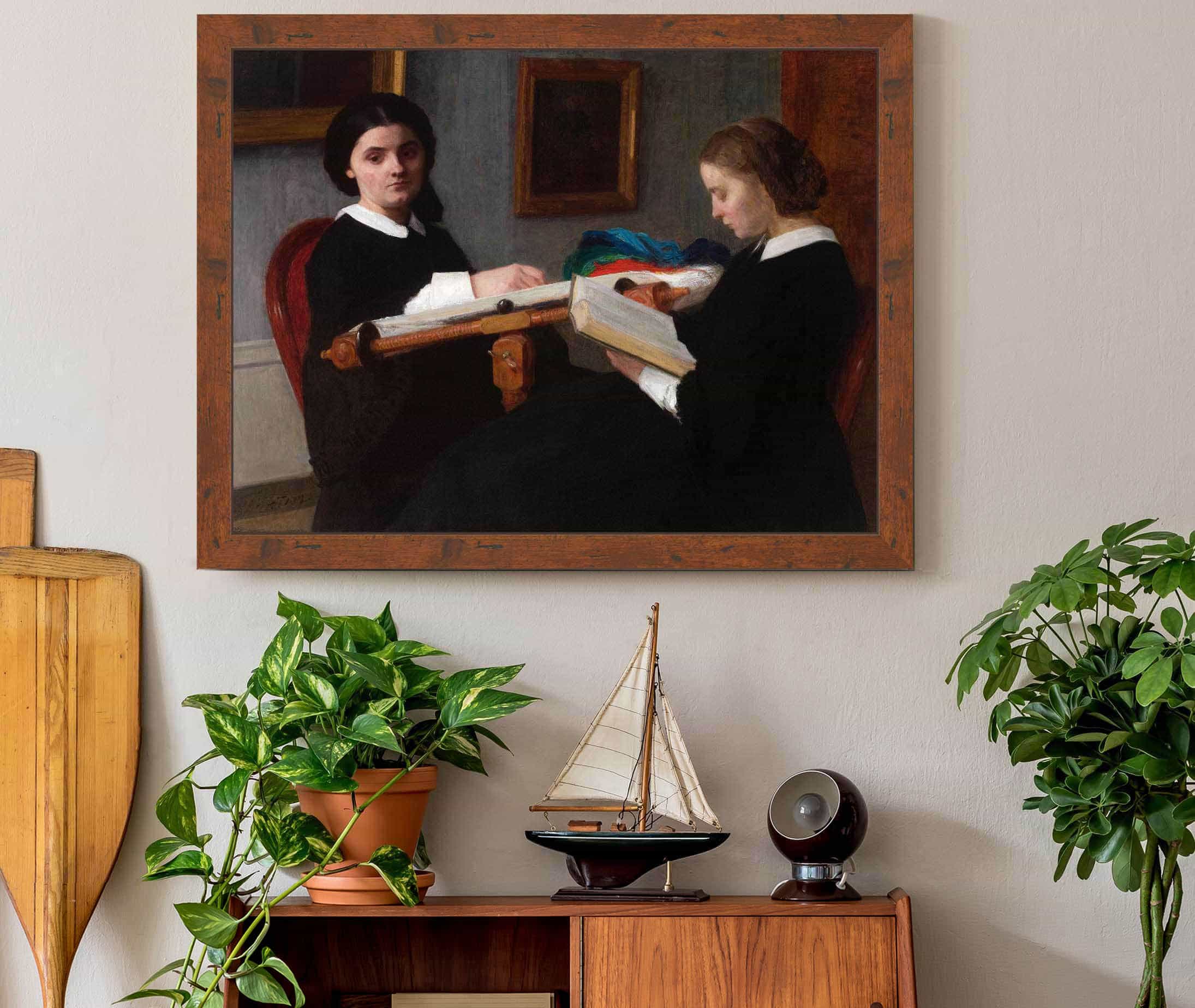 The Two Sisters by Henri Fantin Latour - Image 3
