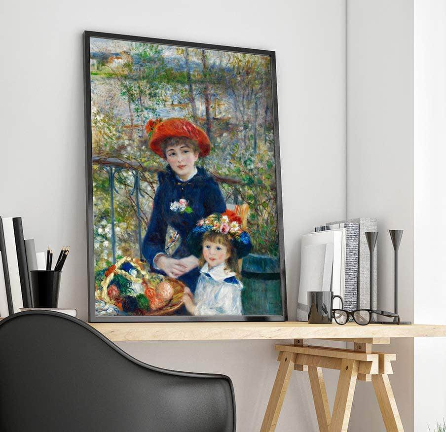 The Two Sisters Painting Auguste Renoir Canvas Art - Image 4