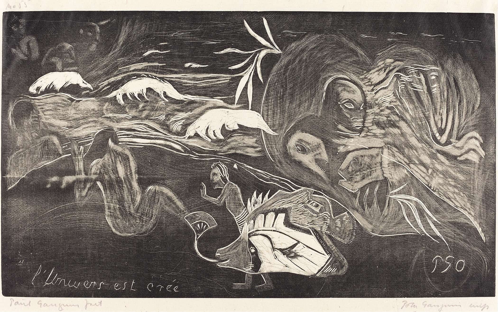 The Universe Is Created Lunivers Est Cree Ii by Paul Gauguin - Image 2