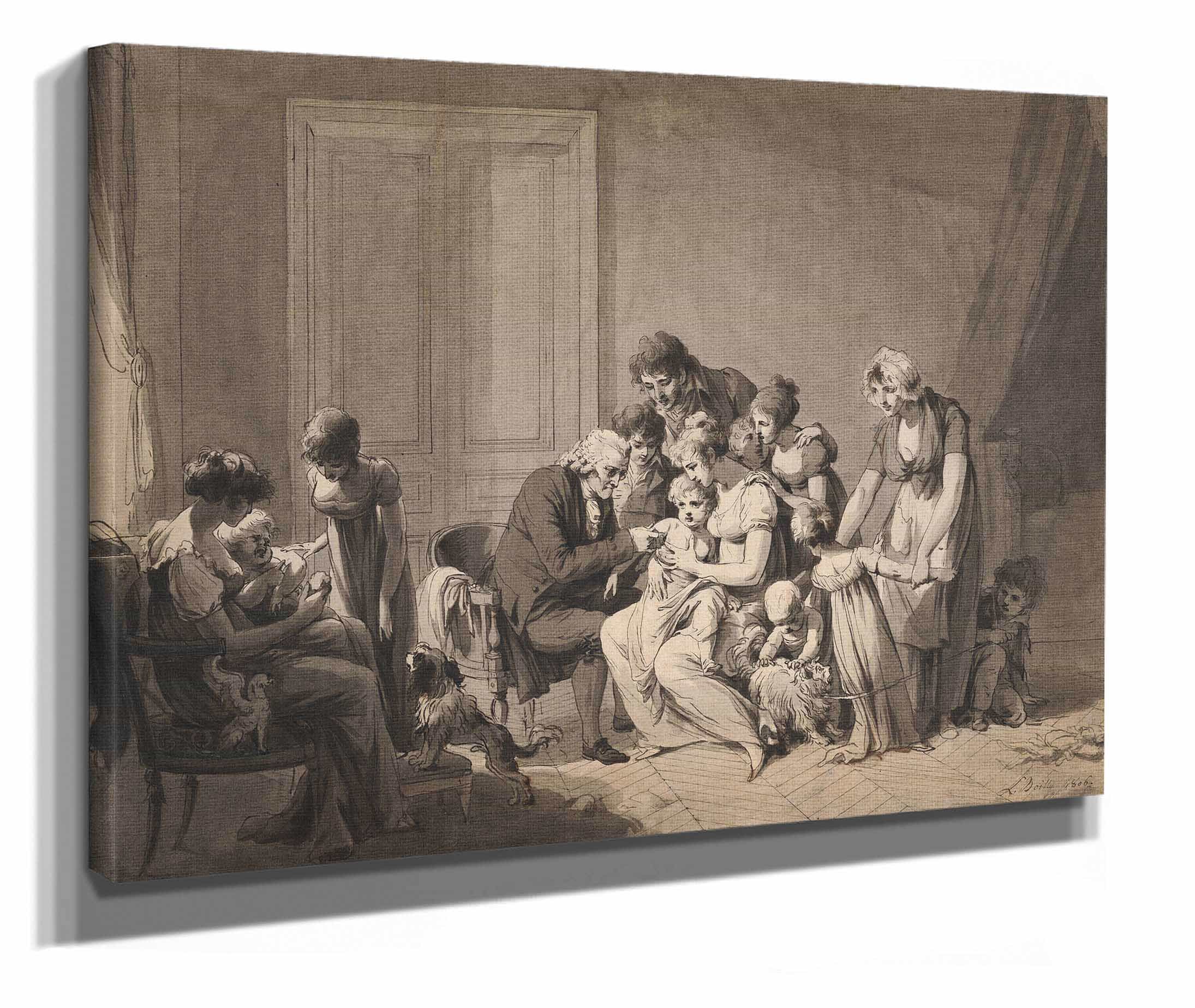 The Vaccine by Louis Leopold Boilly - Image 2