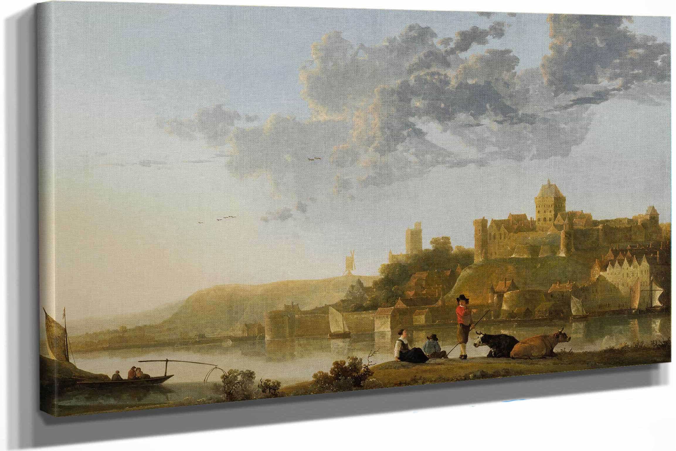 The Valkhof At Nijmegen By Aelbert Cuyp