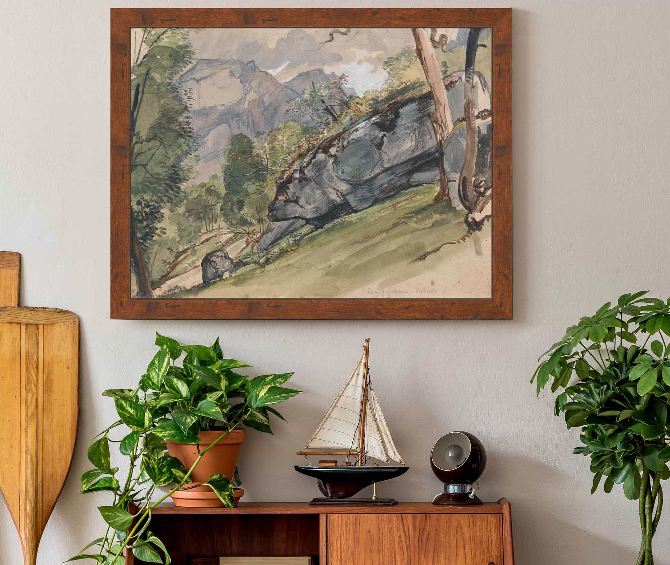 The Valley Of Lutscheuen by John Frederick Lewis - Image 3