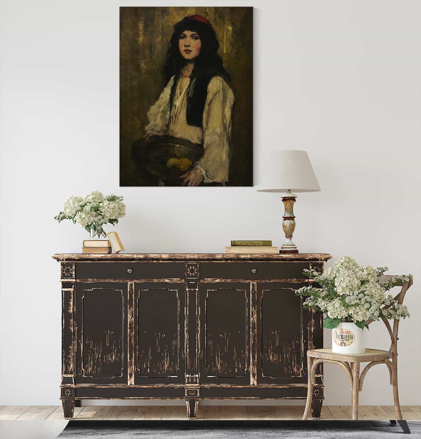 The Venetian Girl by Frank Duveneck - Image 4