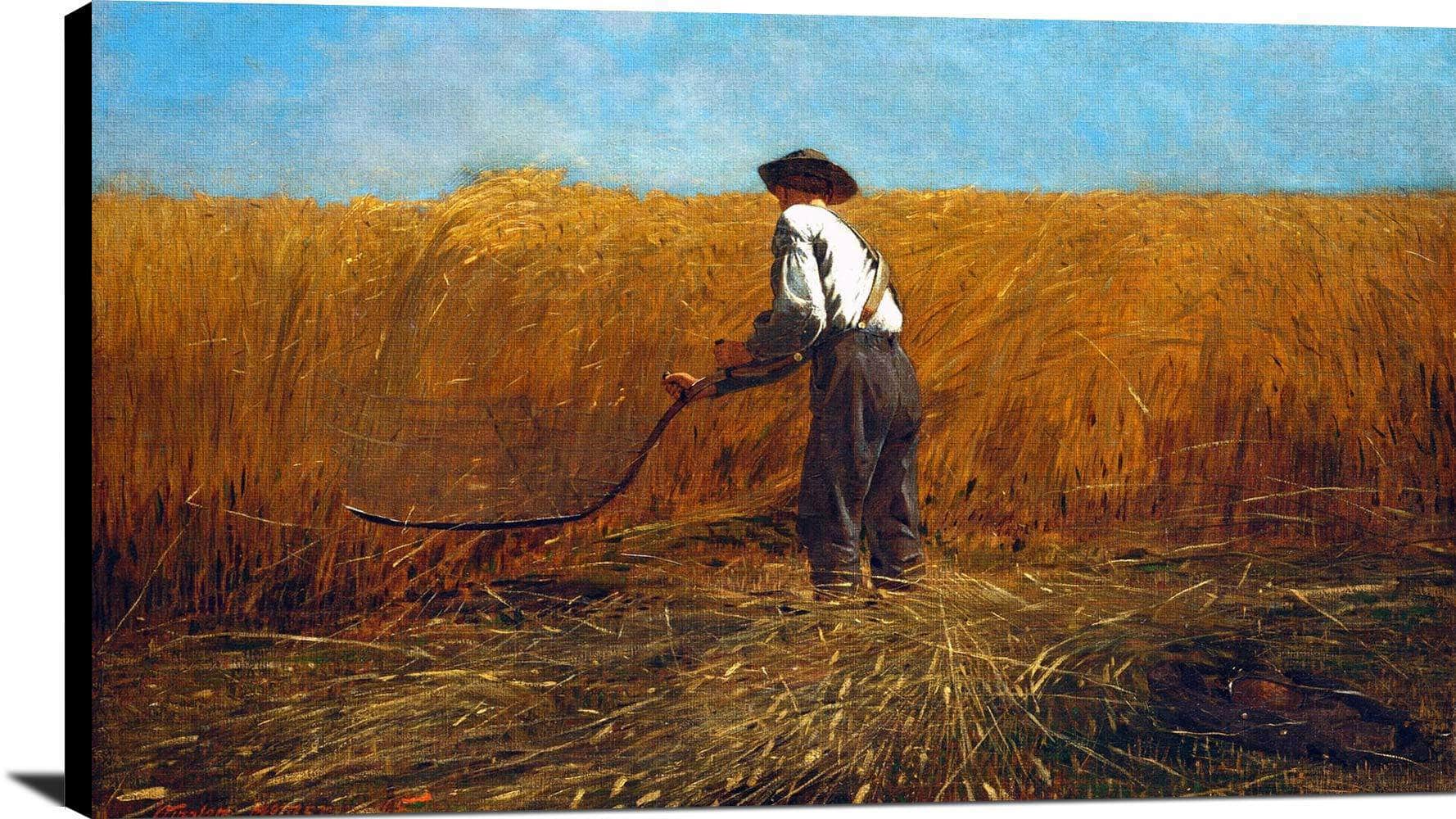 The Veteran In A New Field Painting Winslow Homer Canvas Art - Image 2
