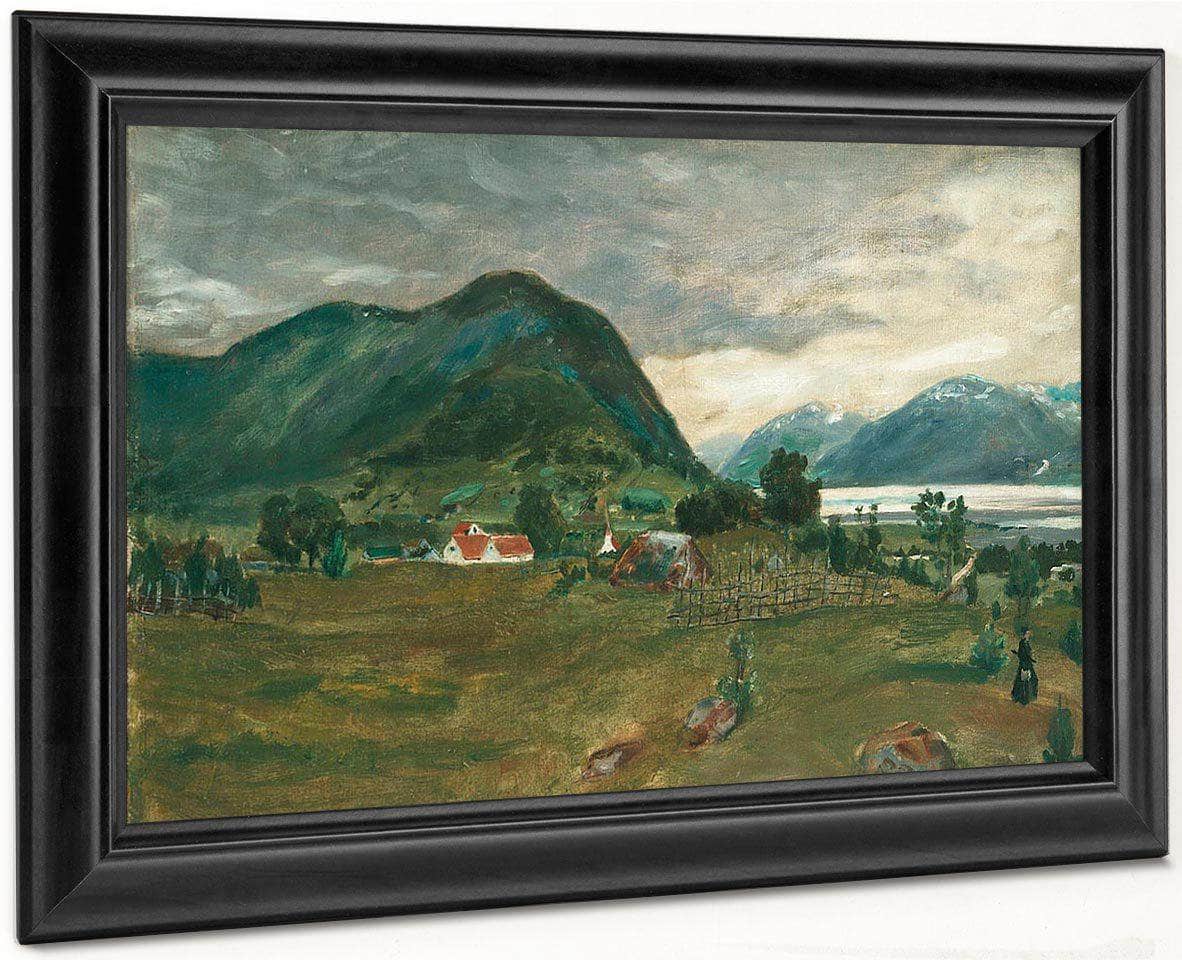 The Vicarage Garden And Jølster Lake By Nicolai Astrup - Image 6