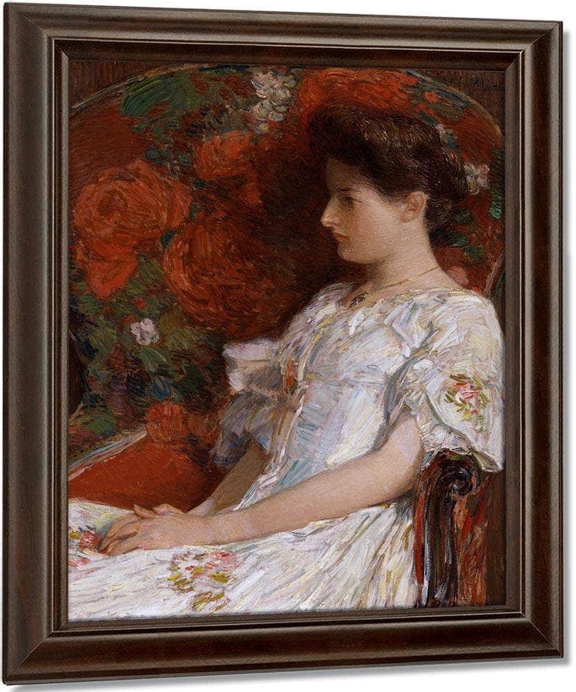 The Victorian Chair By Childe Hassam - Image 5
