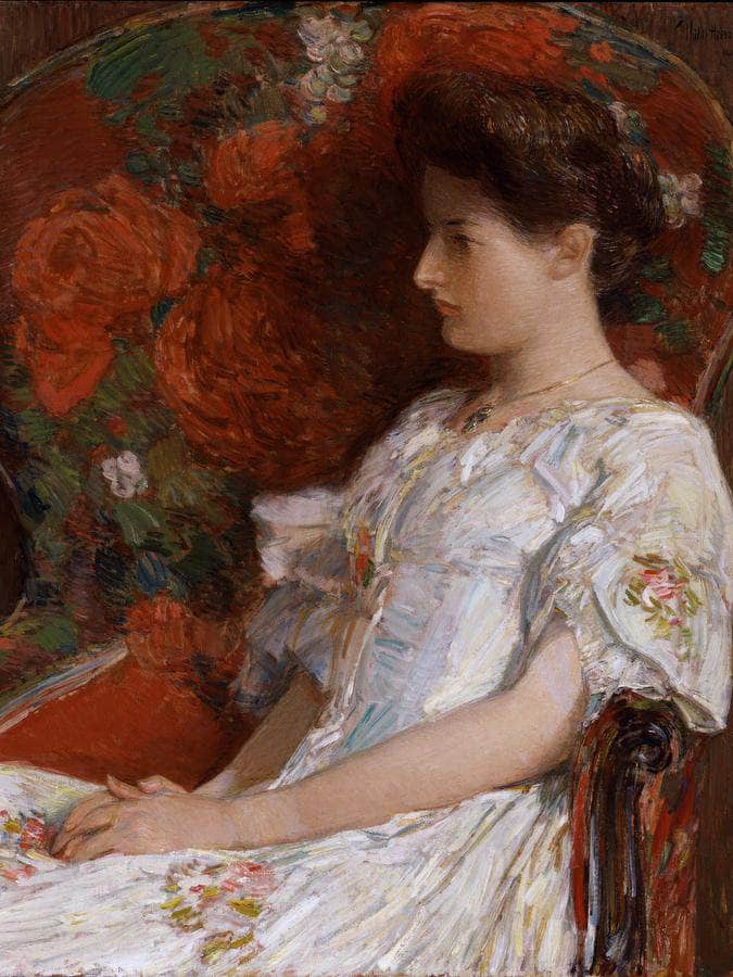 The Victorian Chair By Childe Hassam - Image 6