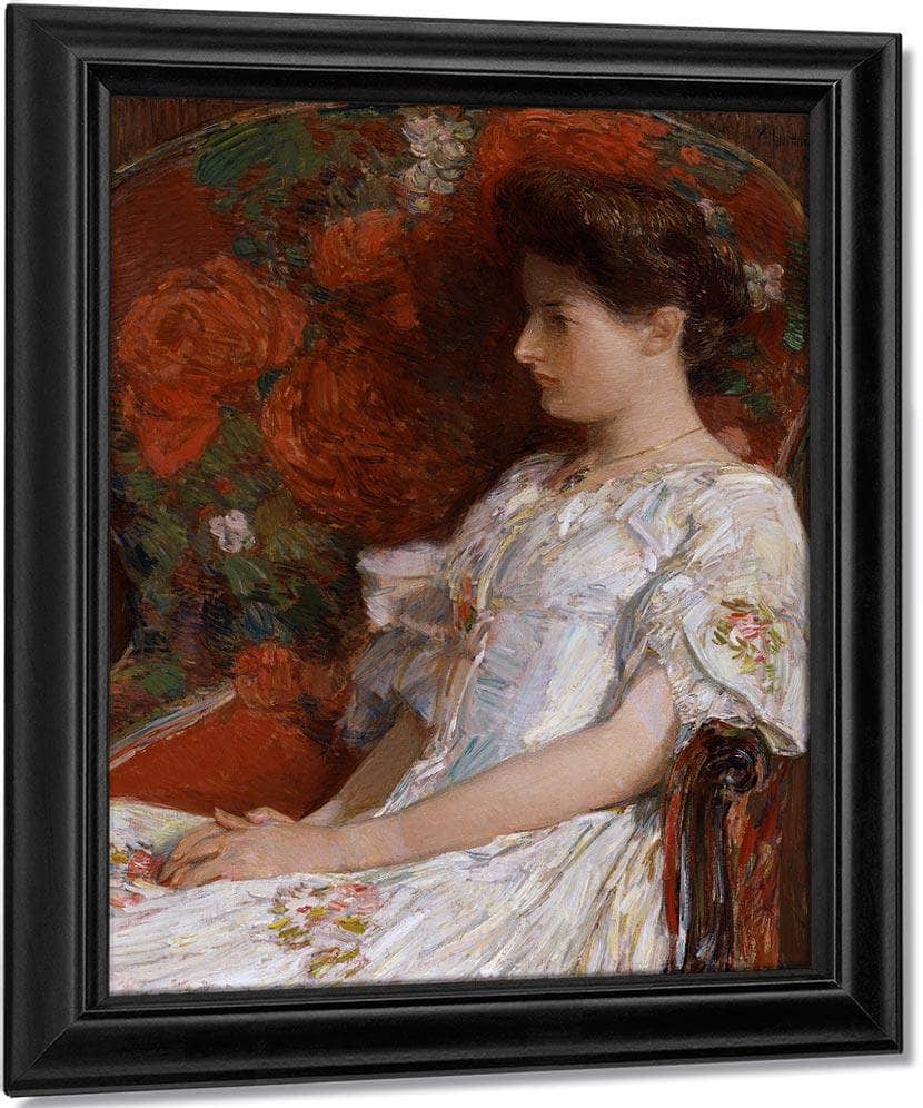 The Victorian Chair By Childe Hassam - Image 7