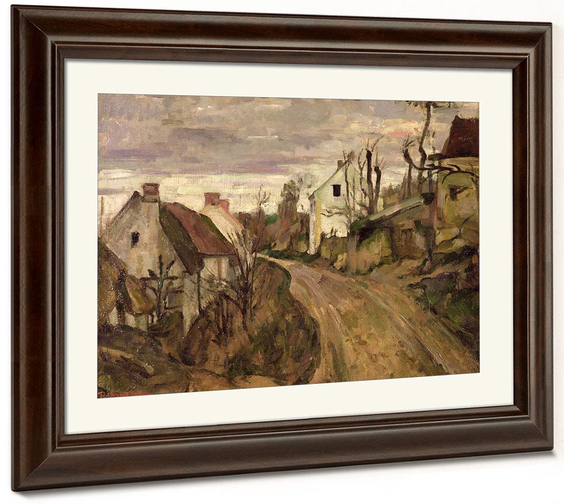 The Village Road, Auvers By Paul Cezanne - Image 3