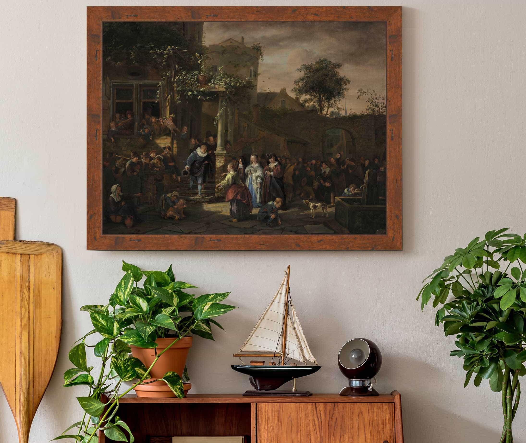 The Village Wedding by Jan Steen - Image 3