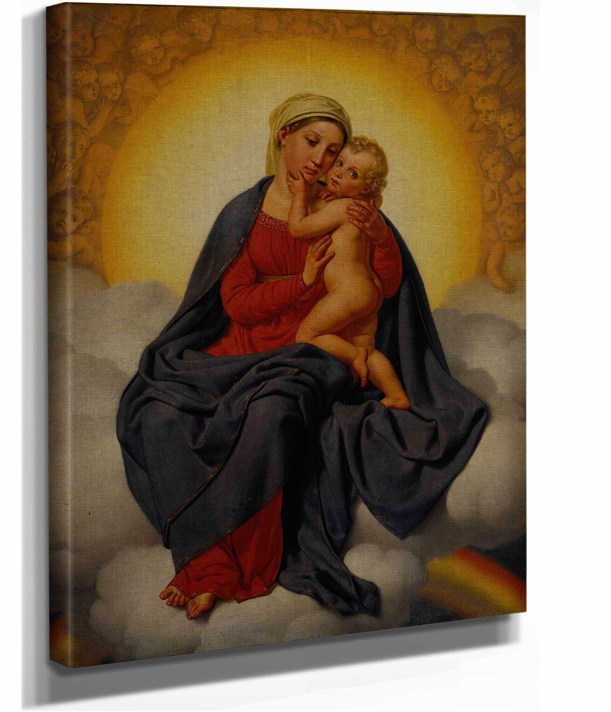 The Virgin And Child by Christoffer Wilhelm Eckersberg - Image 2