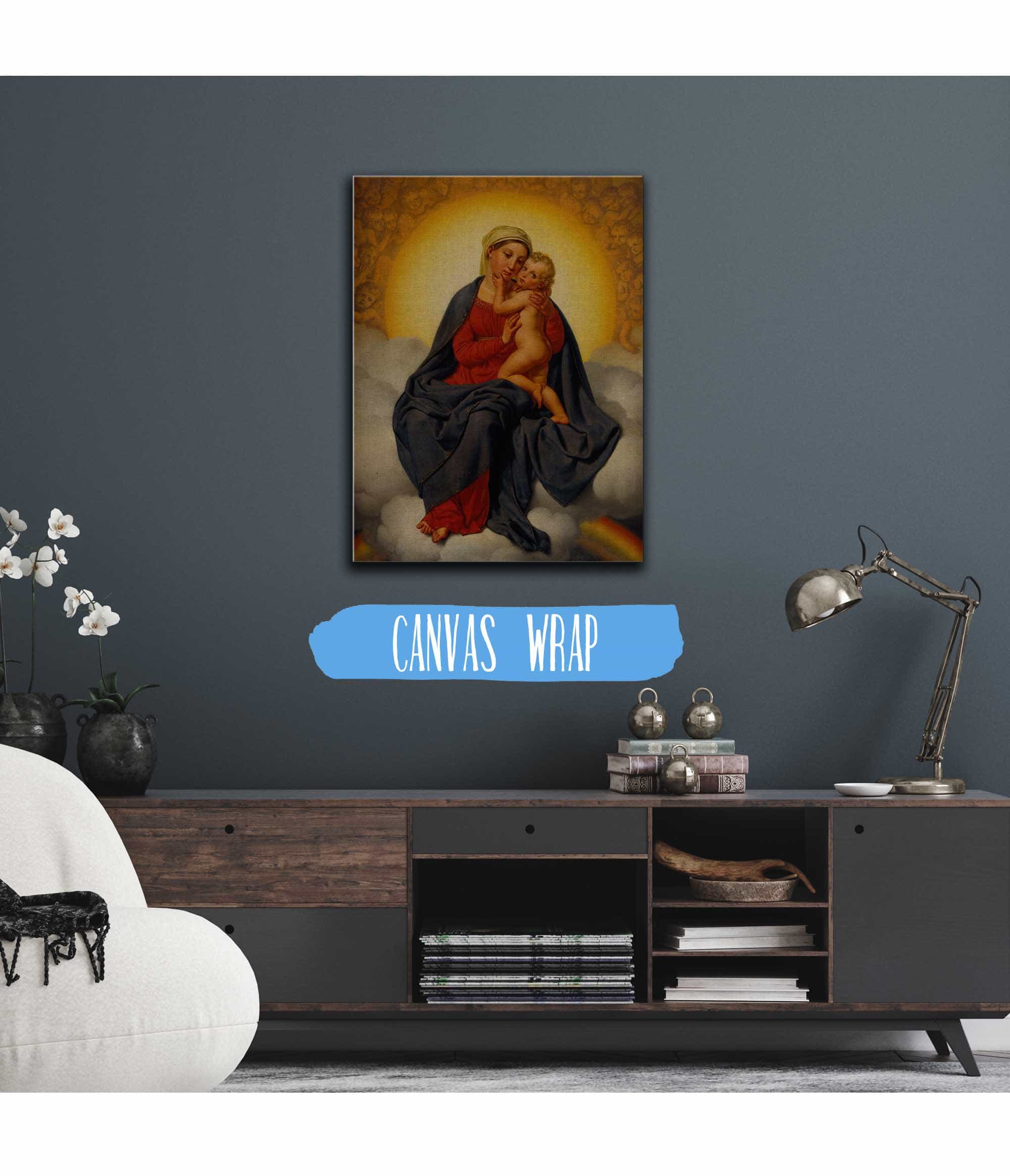 The Virgin And Child by Christoffer Wilhelm Eckersberg - Image 3