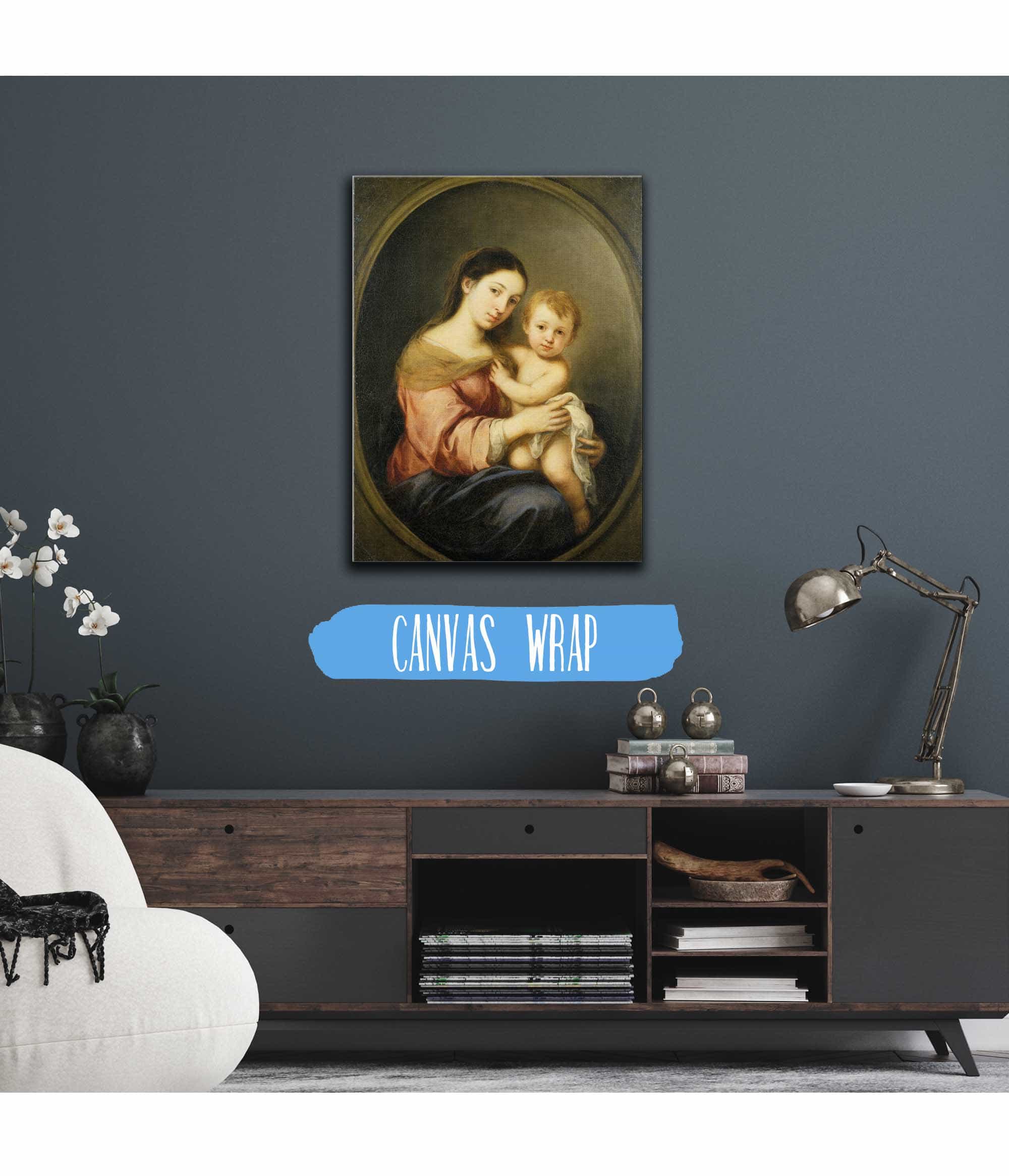 The Virgin And Child C by Bartolome Esteban Murillo - Image 3