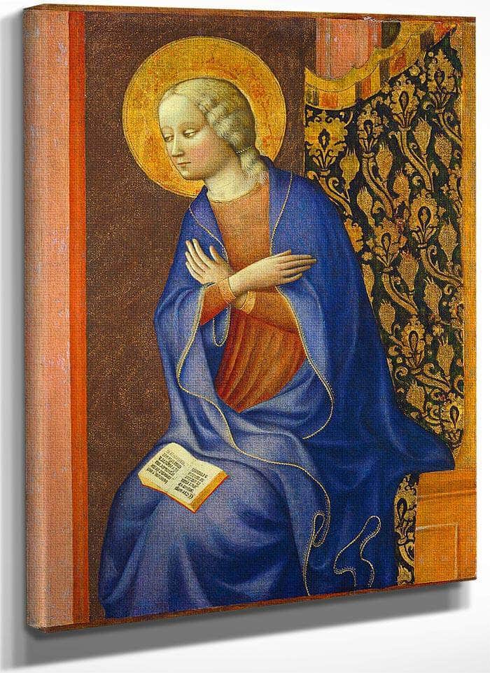 The Virgin Annunciate By Tommaso Masolino Da Panicale