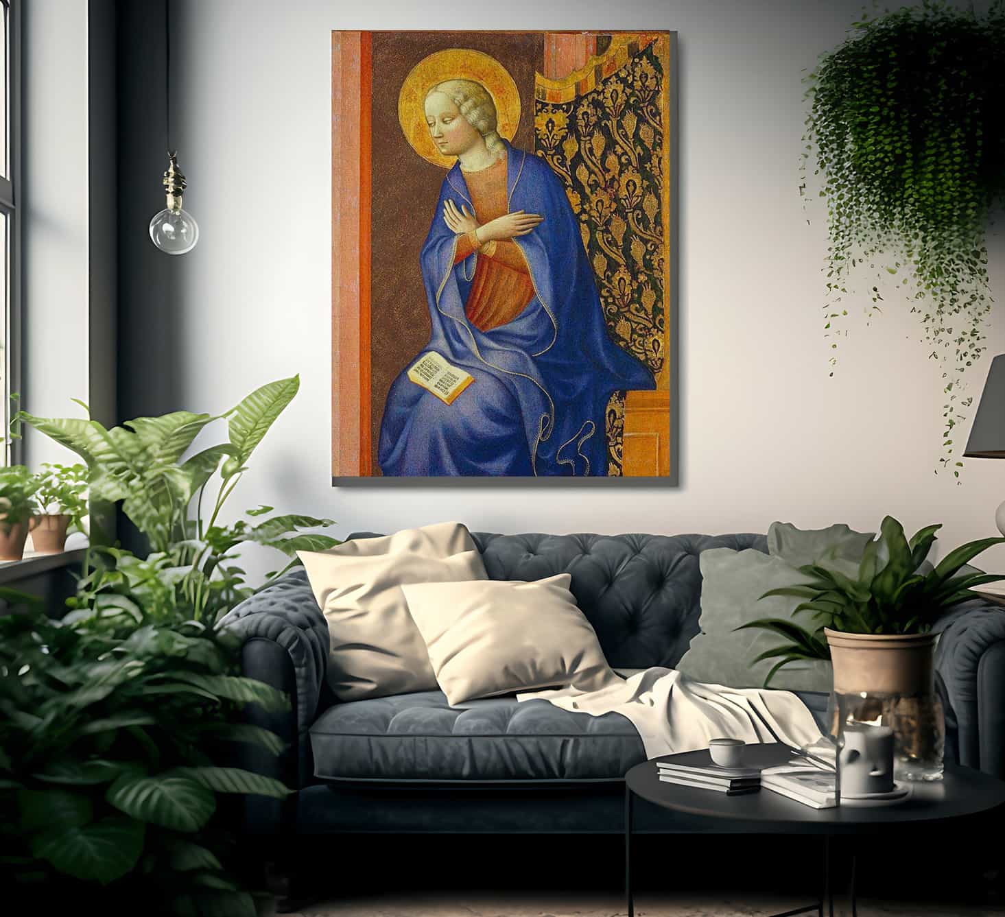 The Virgin Annunciate By Tommaso Masolino Da Panicale - Image 2