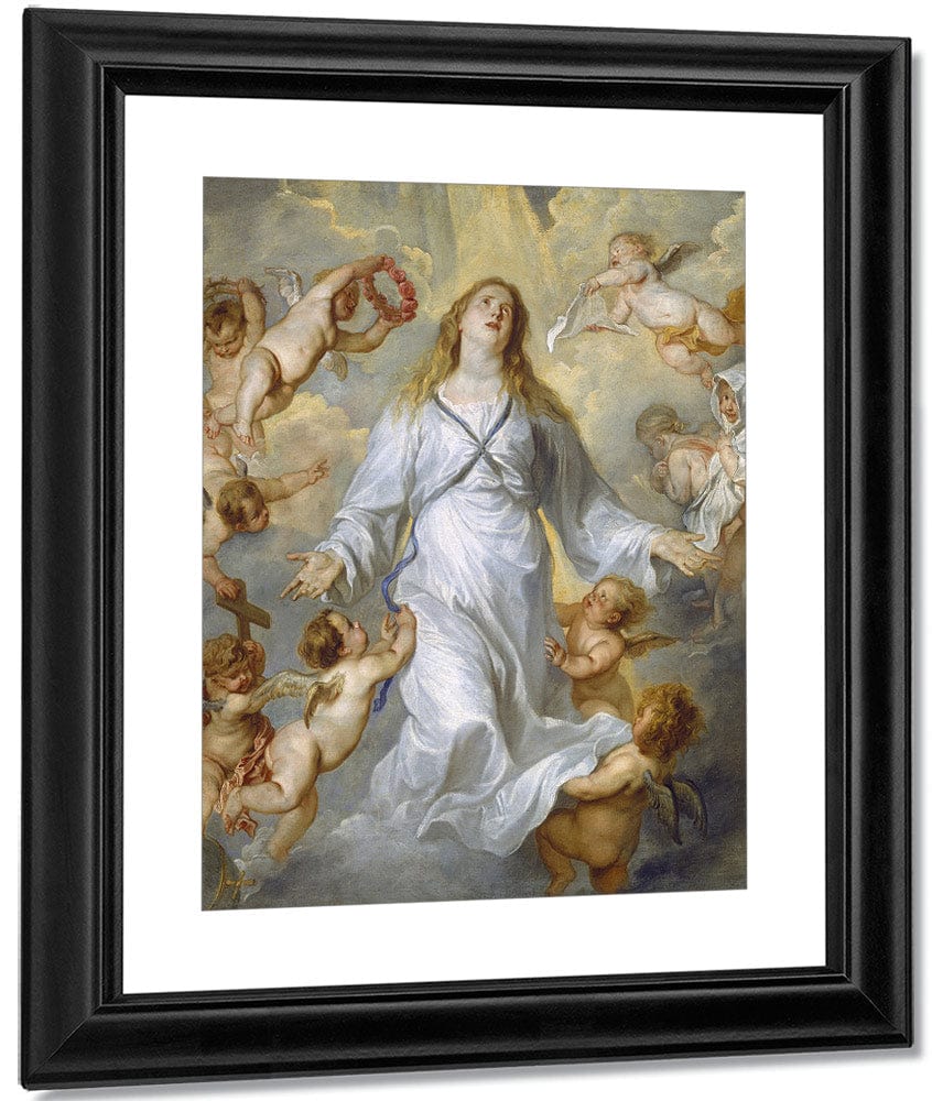 The Virgin As Intercessor By Anthony Van Dyck - Image 3