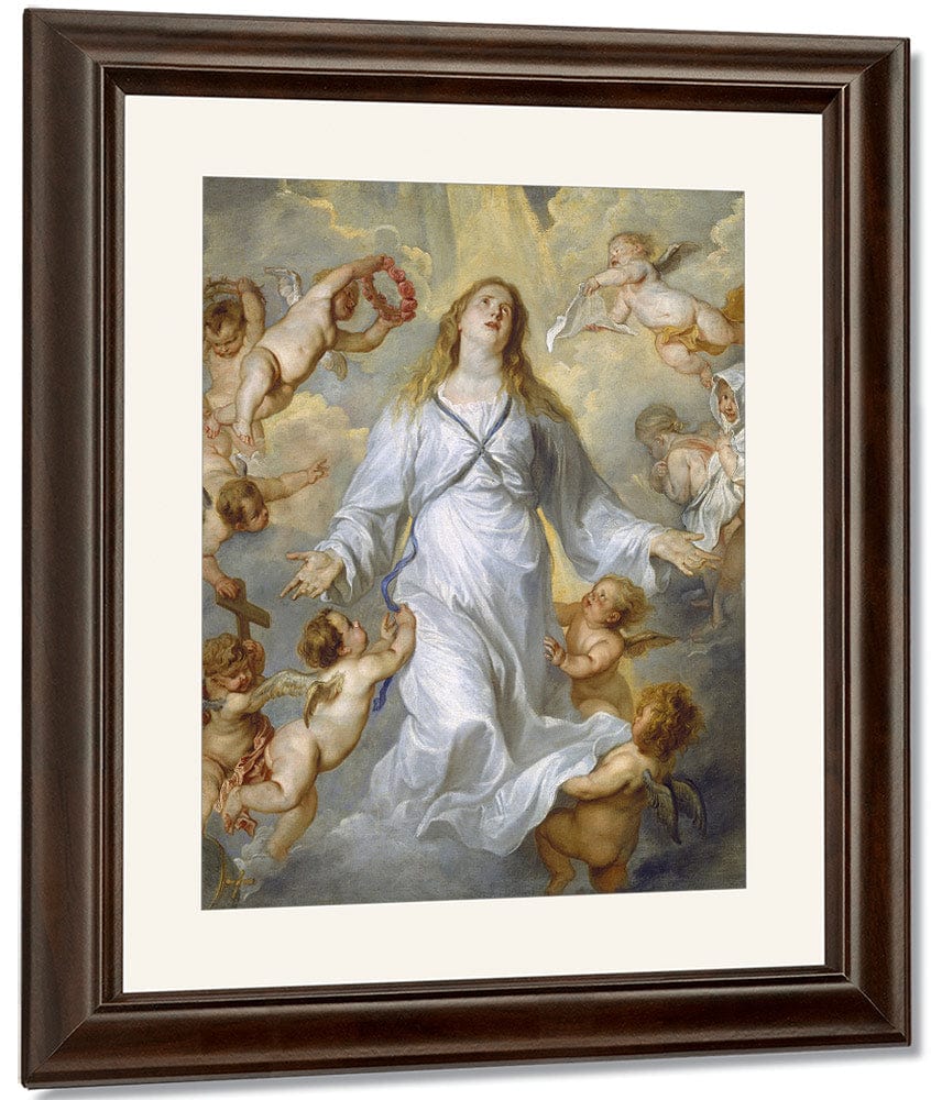 The Virgin As Intercessor By Anthony Van Dyck - Image 4