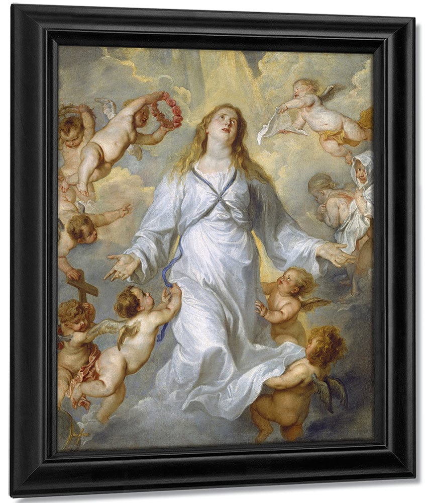 The Virgin As Intercessor By Anthony Van Dyck - Image 7