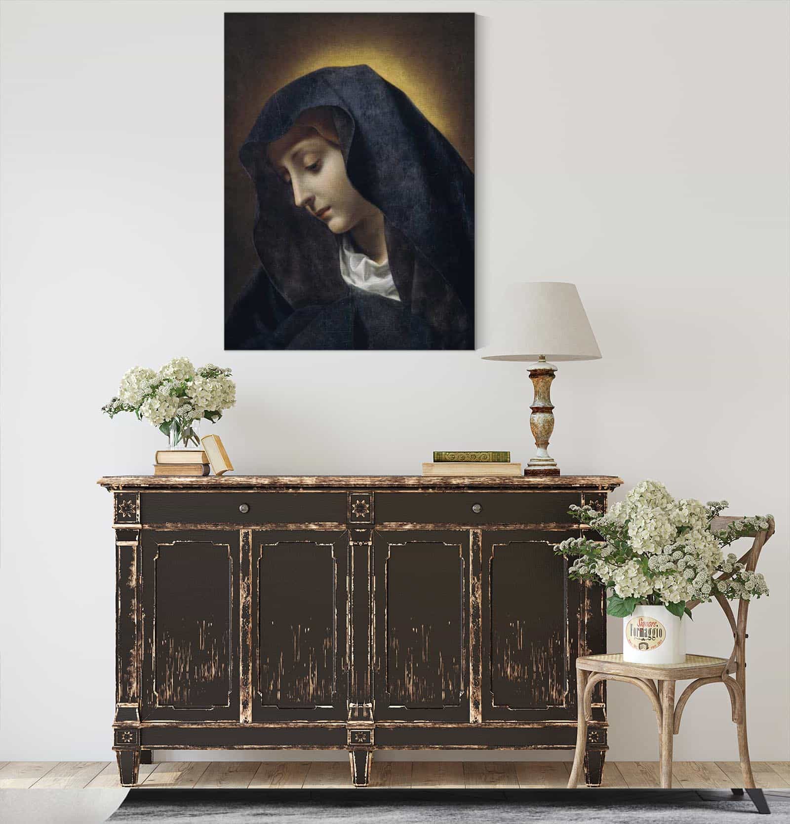The Virgin by Carlo Dolci - Image 4