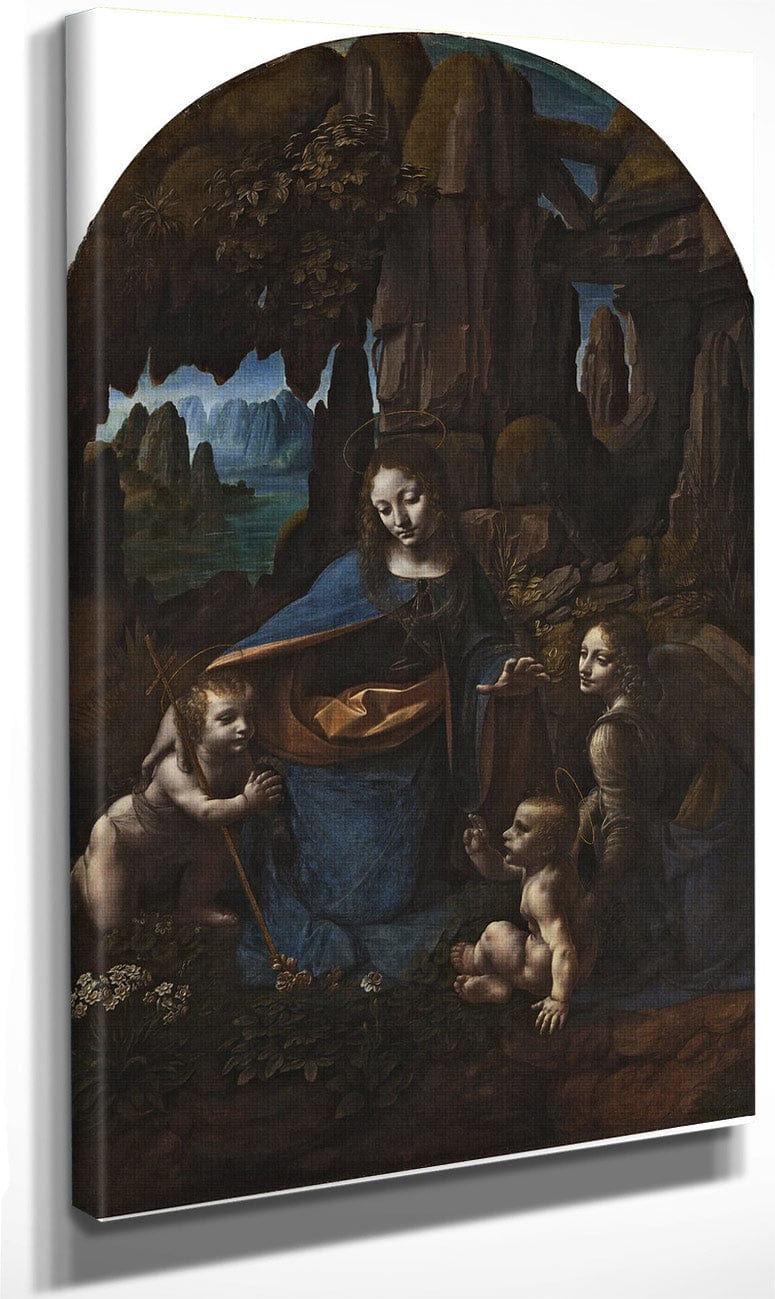 The Virgin Of The Rocks By Leonardo Da Vinci