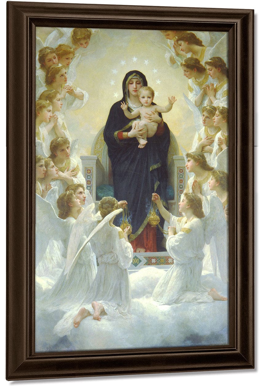 The Virgin With Angels 1900 By William Adolphe Bouguereau - Image 5