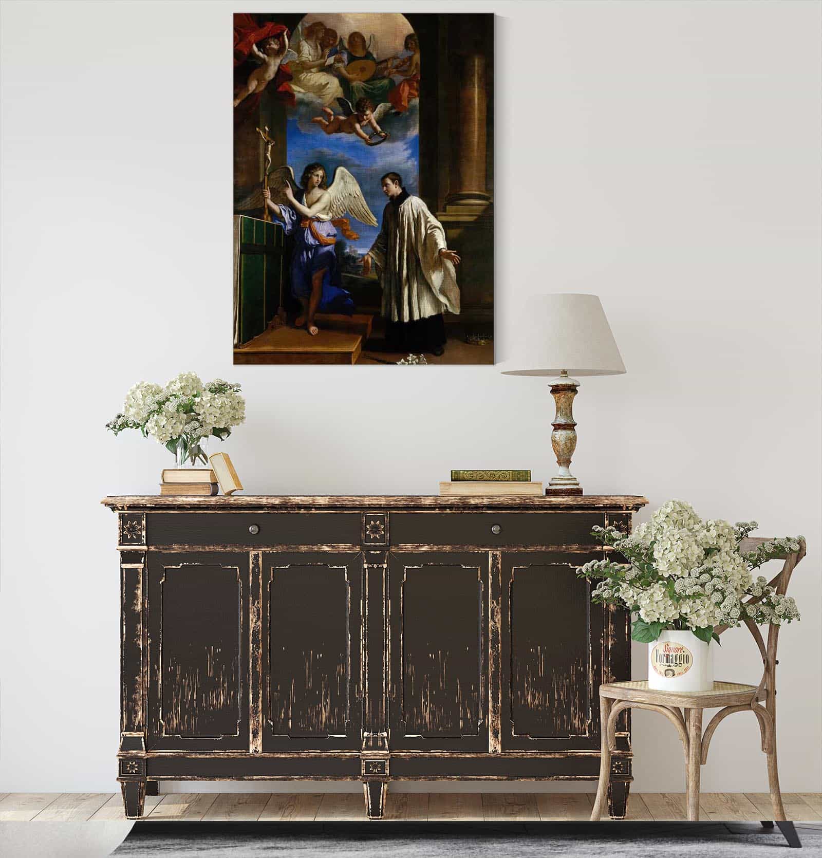 The Vocation Of Saint Aloysius Luigi Gonzaga by Guercino - Image 4