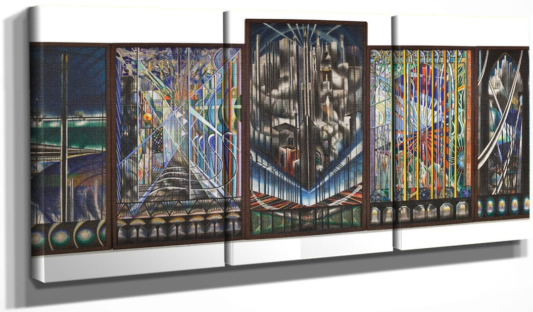 The Voice Of The City Of New York Interpreted By Joseph Stella