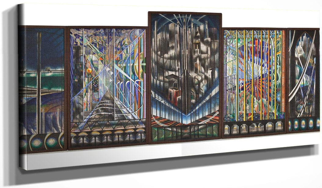 The Voice Of The City Of New York Interpreted By Joseph Stella - Image 3