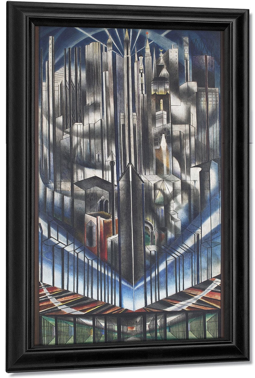 The Voice Of The City Of New York Interpreted The Skyscrapers (The Prow) By Joseph Stella - Image 6