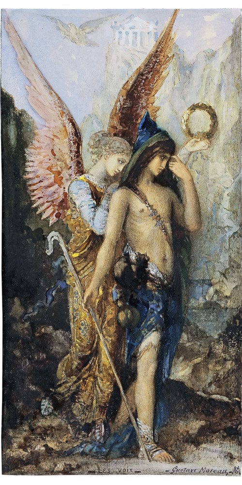 The Voices 1867 By Gustave Moreau - Image 2