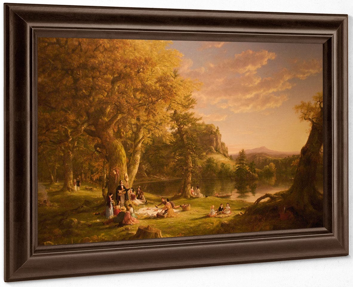 The Voyage Of Life Childhood 1840 1 By Thomas Cole By Thomas Cole - Image 4