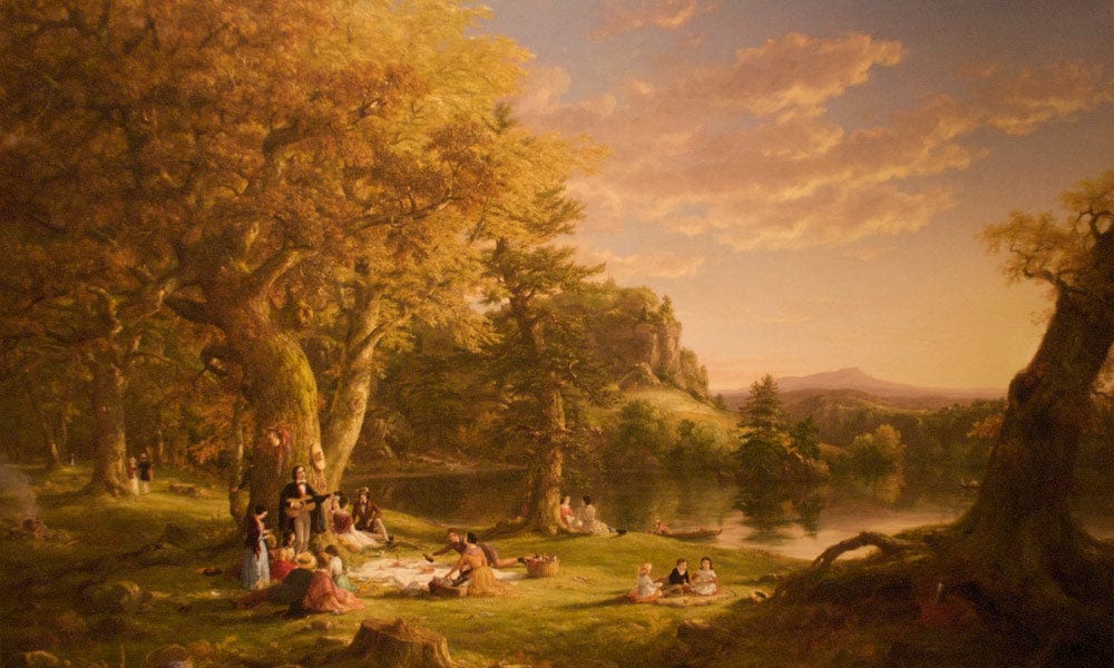 The Voyage Of Life Childhood 1840 1 By Thomas Cole By Thomas Cole - Image 5