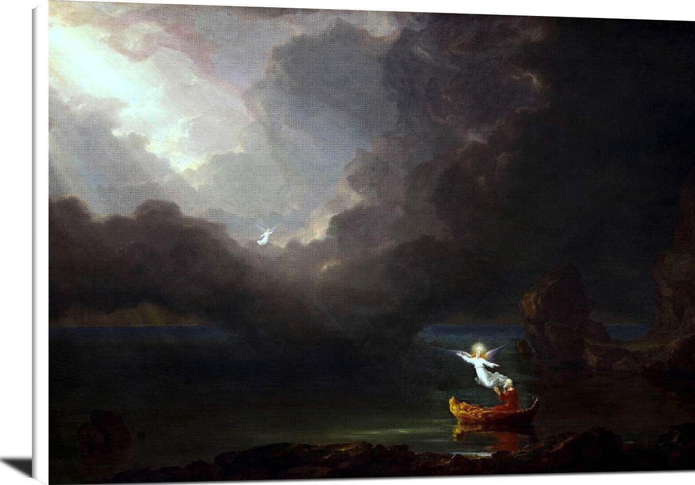 The Voyage Of Life Old Age Painting Thomas Cole Canvas Art