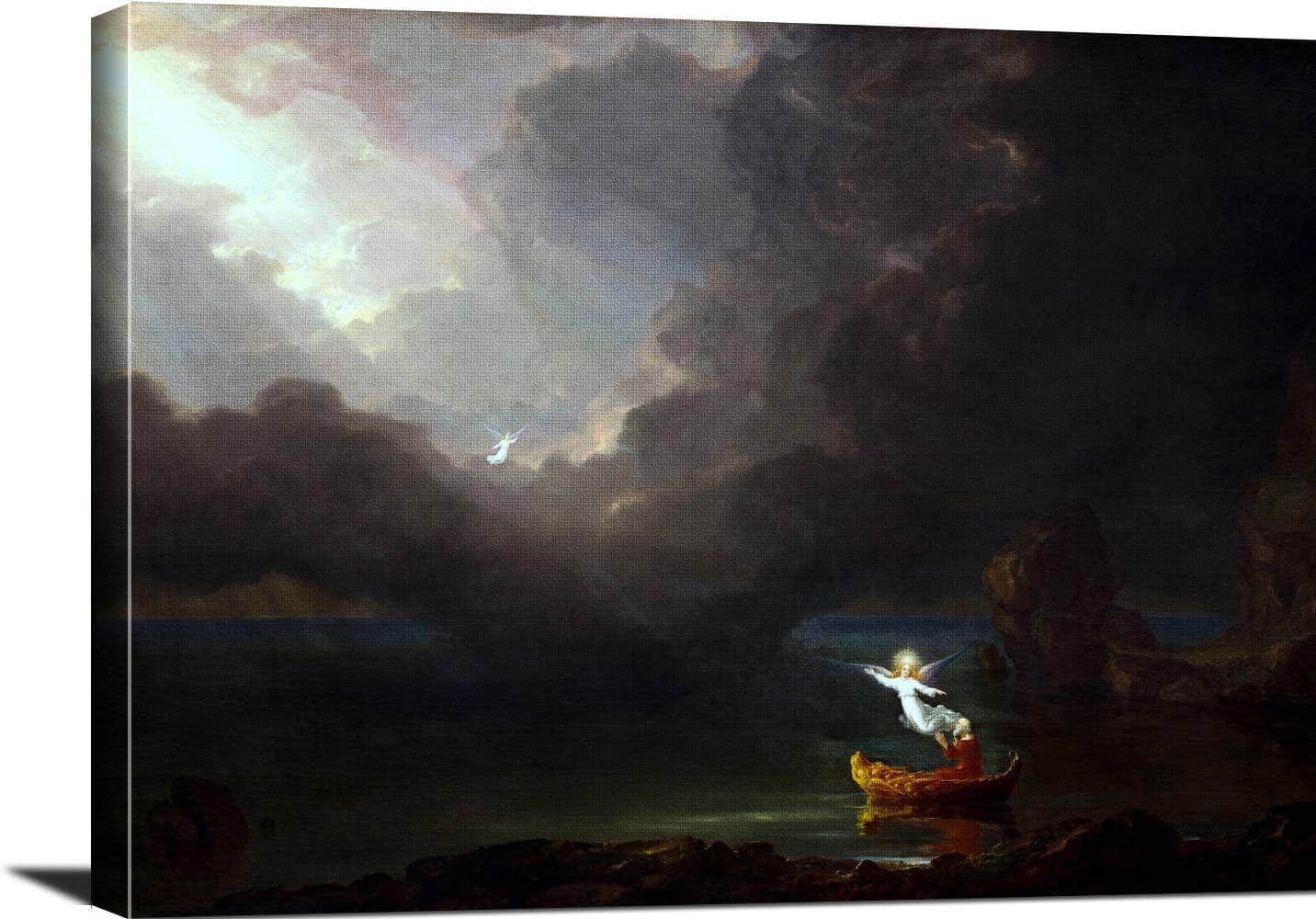 The Voyage Of Life Old Age Painting Thomas Cole Canvas Art - Image 3