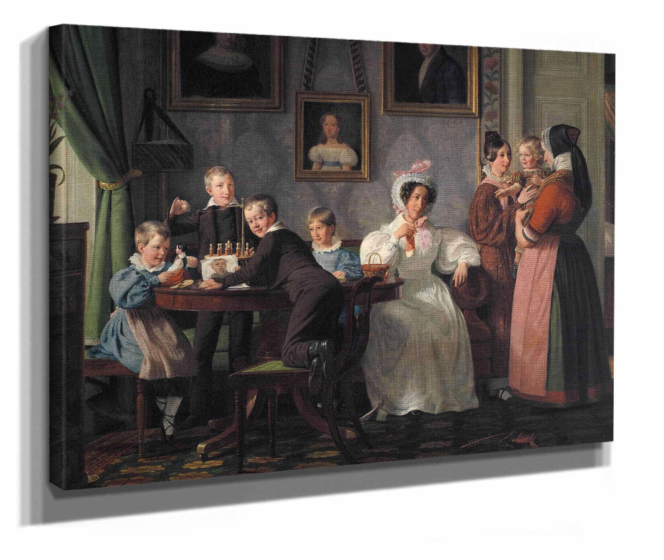 The Waagepetersen Family by Wilhelm Marstrand - Image 2