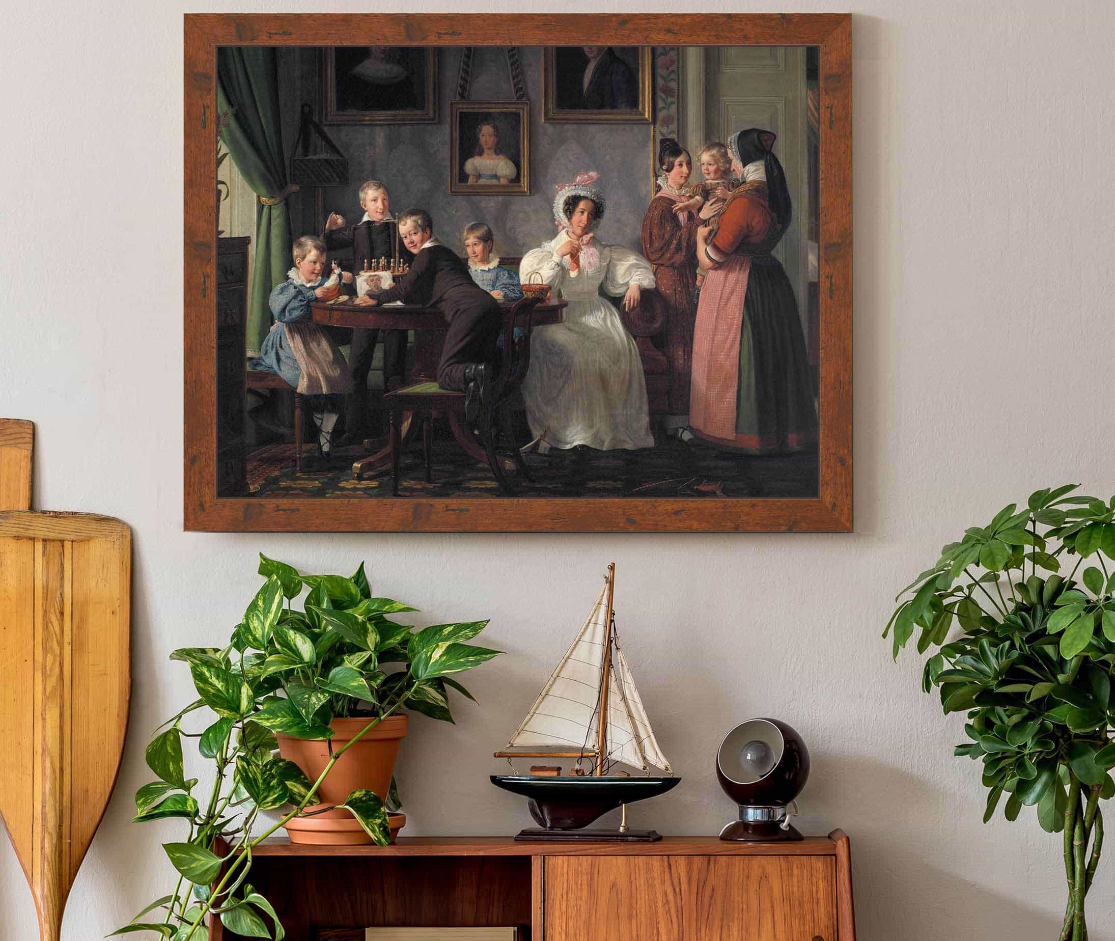 The Waagepetersen Family by Wilhelm Marstrand - Image 3