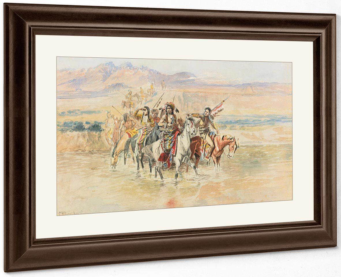 The War Party By Charles Marion Russell - Image 5