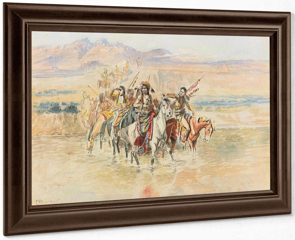 The War Party By Charles Marion Russell - Image 6