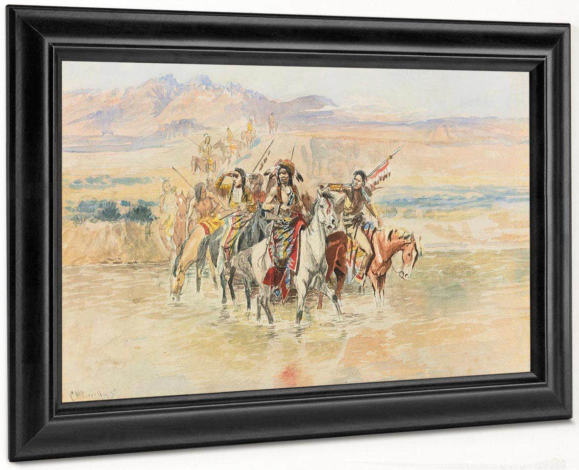 The War Party By Charles Marion Russell - Image 8
