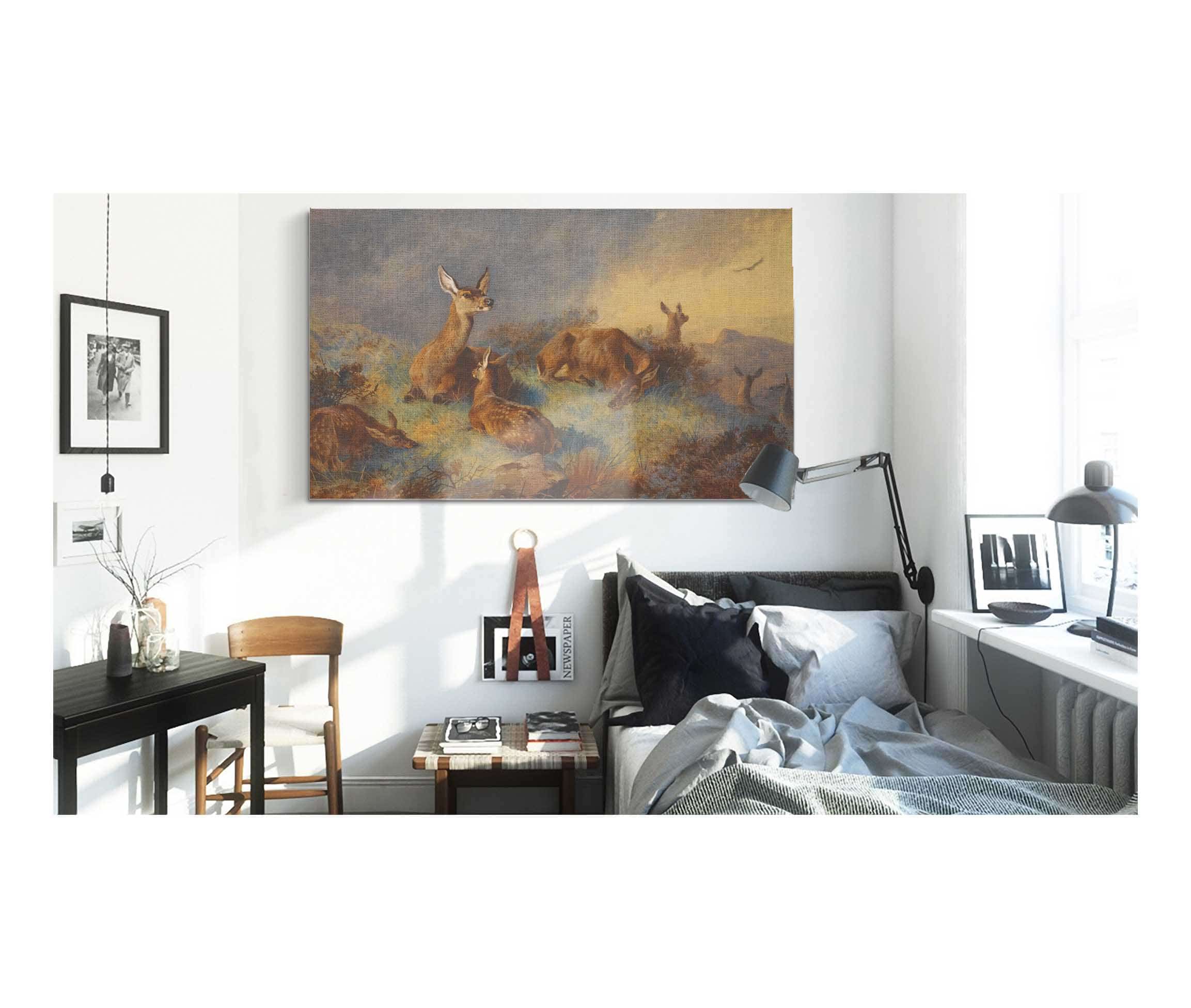 The Watchful Hinds by Archibald Thorburn - Image 3